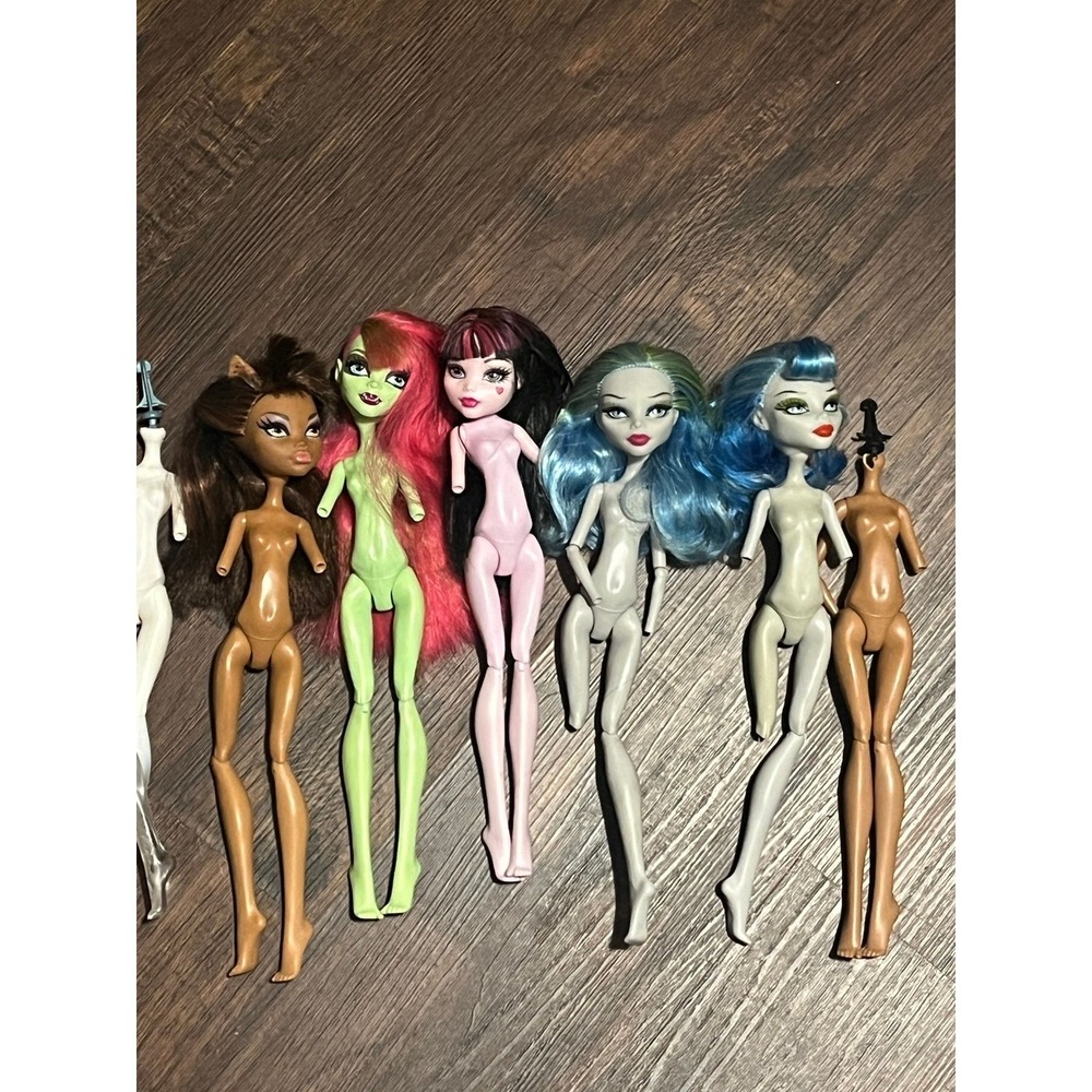 Monster High Doll G1 Lot Draculaura Clawdeen Venus Ghoulia For Custom OOAK Parts
